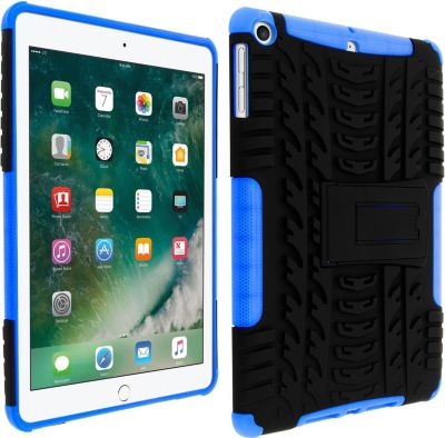 Coque AVIZAR iPad 5 / 6 / Air Bimatière Béquille Bleu