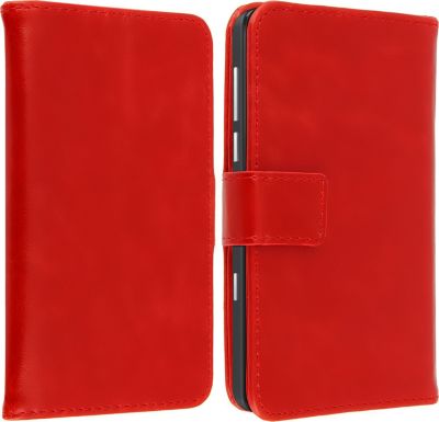Etui AVIZAR Étui Portefeuille Rouge Slide taille SL