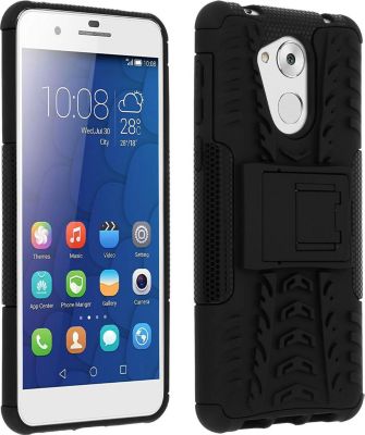 Coque AVIZAR Honor 6C Antichoc avec Béquille Noir