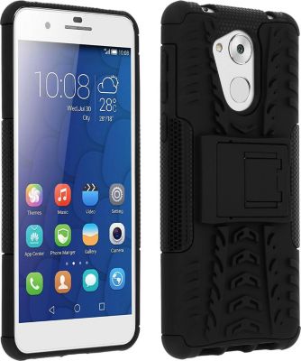 Coque AVIZAR Honor 6C Antichoc avec Béquille Noir Coque AVIZAR Honor 6C Antichoc avec Béquille Noir