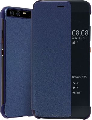 Etui AVIZAR Huawei P10 Affichage L-View Bleu
