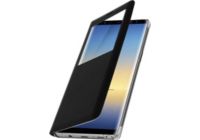 Etui AVIZAR Samsung Note 8 Fenêtre S-view Noir