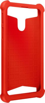 Coque AVIZAR Coque antichoc façon Cuir Rouge