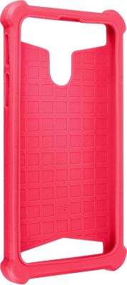 Coque AVIZAR Coque antichoc façon Cuir fuchsia
