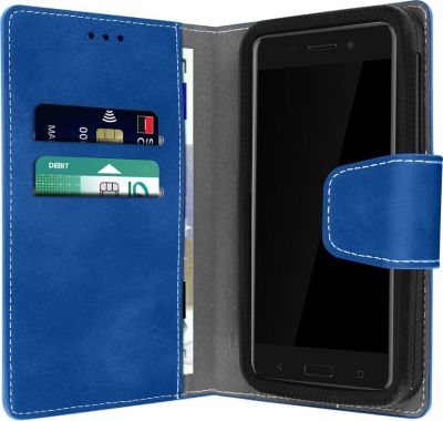 Etui AVIZAR Housse portefeuille universel Bleu