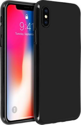Coque AVIZAR iPhone X / XS TPU fine Noir