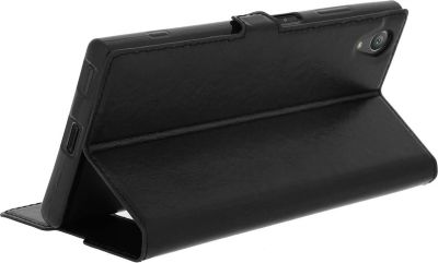 Etui AVIZAR Sony Xperia XA1 Plus Double Fenêtre Noir