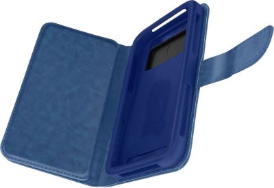 Etui AVIZAR Folio porte carte Taille S - Bleu