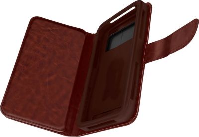 Etui AVIZAR Folio porte carte Taille M - Marron