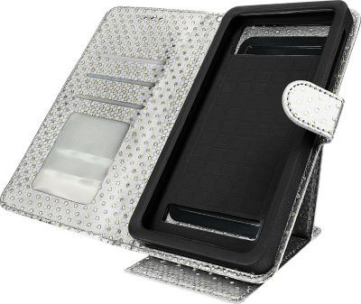 Etui AVIZAR Housse à pois dorés Taille XL - Argent Etui AVIZAR Housse à pois dorés Taille XL - Argent