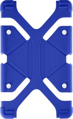 Coque AVIZAR Tablette 7.9 à 9'' Bumper + Stand Bleu