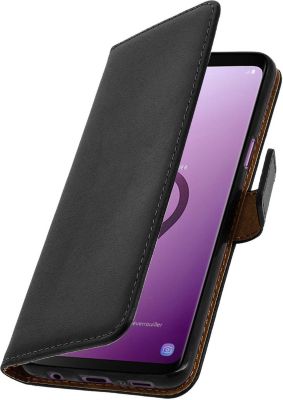 Etui AVIZAR Samsung Galaxy S9 en Cuir Veritable Noir