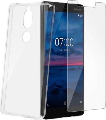 Coque AVIZAR Coque protection Nokia 7 + verre trempé