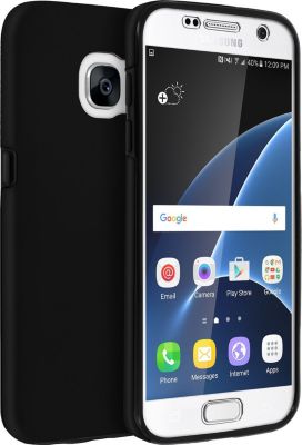 Coque AVIZAR Samsung Galaxy S7 Avant et Arrière Noir