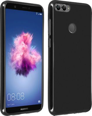 Coque AVIZAR Huawei P Smart Silicone Antitraces Noir