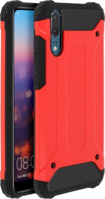 Coque AVIZAR Huawei P20 Defender Antichocs 1,8m Rouge