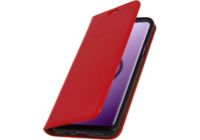 Etui AVIZAR Samsung Galaxy S9 Plus Cuir Rouge