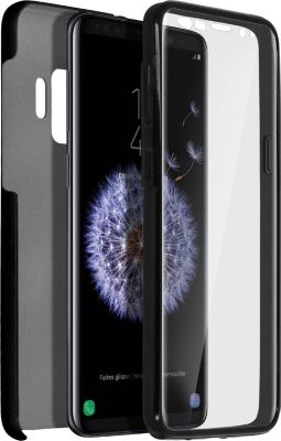 Coque AVIZAR Samsung Galaxy S9 Avant et Arrière Noir Coque AVIZAR Samsung Galaxy S9 Avant et Arrière Noir