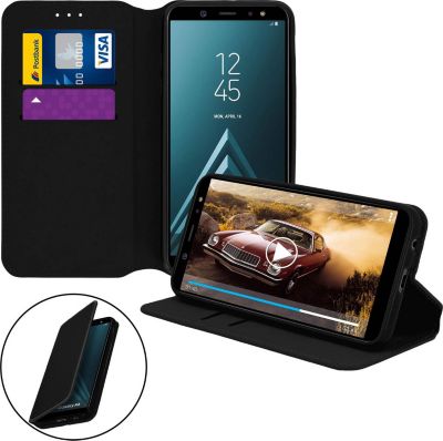 Etui AVIZAR Samsung Galaxy A6 Élégant Noir Etui AVIZAR Samsung Galaxy A6 Élégant Noir