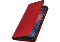 Etui AVIZAR Nokia 7 Plus Portefeuille Cuir Rouge