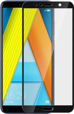 Protège écran AVIZAR Honor 7A /Huawei Y6 2018 Verre Bord Noir