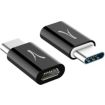 Câble alimentation AKASHI Micro USB vers USB-C Charge et Synchro