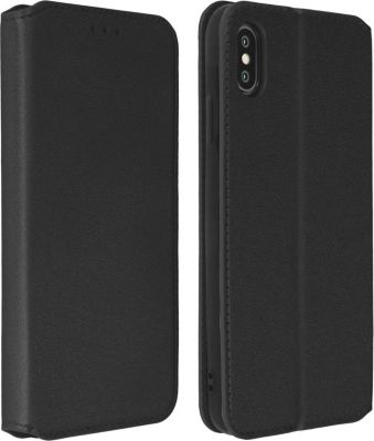 Etui AVIZAR iPhone XS Max Portefeuille Élégant Noir