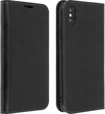 Etui AVIZAR iPhone XS Max Portefeuille Cuir Noir Etui AVIZAR iPhone XS Max Portefeuille Cuir Noir