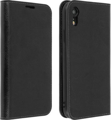 Etui AVIZAR Apple iPhone XR Portefeuille Cuir Noir