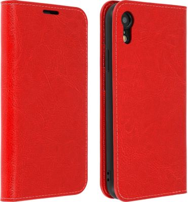 Etui AVIZAR Apple iPhone XR Portefeuille Cuir Rouge Etui AVIZAR Apple iPhone XR Portefeuille Cuir Rouge