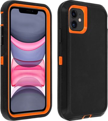 Coque AVIZAR iPhone XR Protection Multi-couche Orange