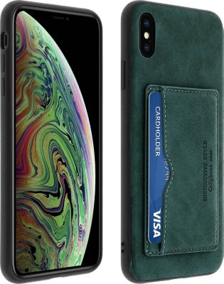 Coque AVIZAR iPhone XS Max Porte-carte Stand Bleu Coque AVIZAR iPhone XS Max Porte-carte Stand Bleu