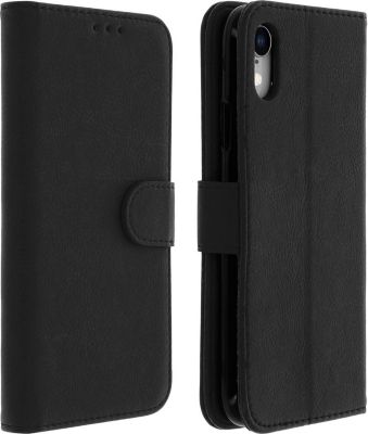 Etui AVIZAR iPhone XR Portefeuille Chester Noir
