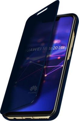 Etui AVIZAR Huawei Mate 20 lite Miroir Stand Bleu