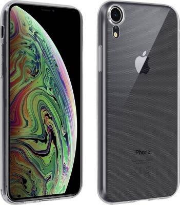 Coque AVIZAR + Verre trempé Transparent iPhone XR