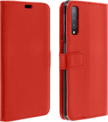 Etui AVIZAR Samsung Galaxy A7 2018 Support Rouge