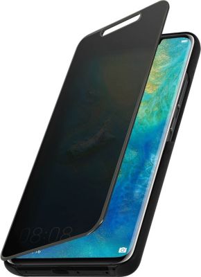 Etui AVIZAR Huawei Mate 20 Pro Miroir Stand Noir