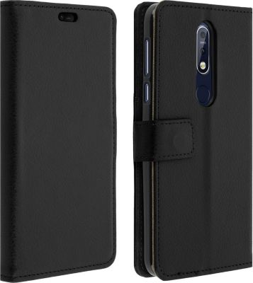 Etui AVIZAR Nokia 7.1 Portefeuille Support Noir