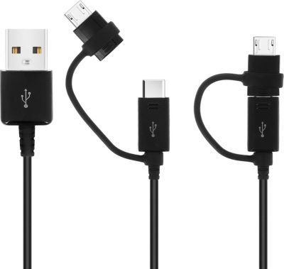 Câble USB SAMSUNG micro-USB / USB-C vers USB 2 en 1 1.5m