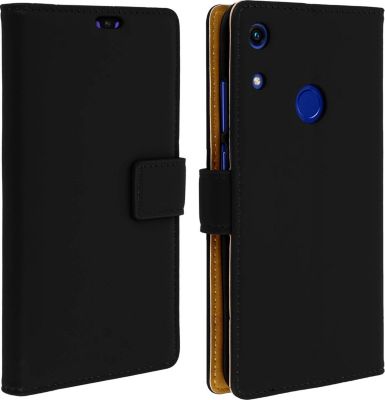 Etui AVIZAR Huawei Y6 2019 Porte-carte Support Noir
