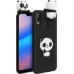 Coque AVIZAR Huawei P20 Lite Panda 3D Souple Noir