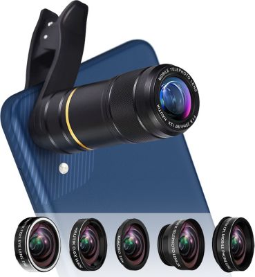 Objectif smartphone AVIZAR Téléobjectif, Fisheye Grand Angle Macro Objectif smartphone AVIZAR Téléobjectif, Fisheye Grand Angle Macro