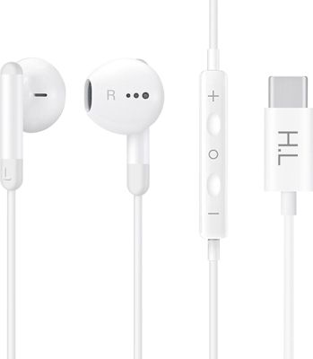 Ecouteurs AVIZAR Filaires USB-C Intra-auriculaires Blanc