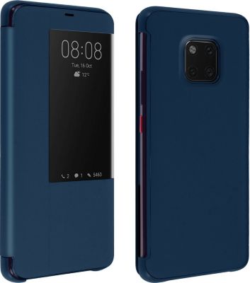 Etui AVIZAR Huawei Mate 20 Pro L-View Bleu Nuit