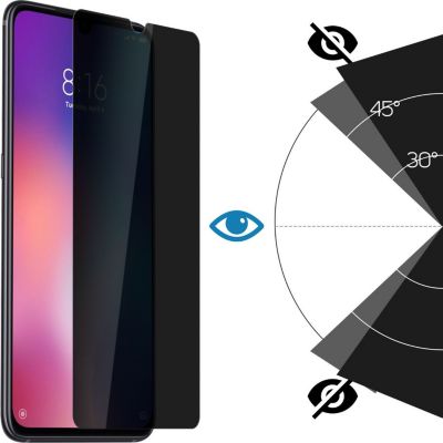 Protège écran AVIZAR Xiaomi Mi 9 Verre trempé Anti-espion Protège écran AVIZAR Xiaomi Mi 9 Verre trempé Anti-espion