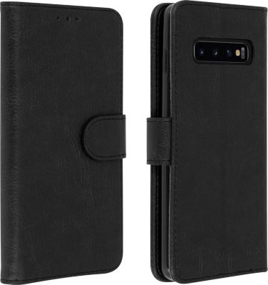 Etui AVIZAR Samsung S10 Portefeuille Chester Noir