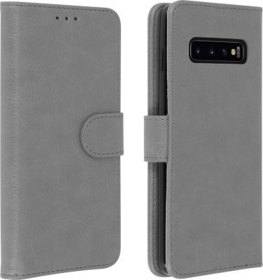 Etui AVIZAR Samsung S10 Portefeuille Chester Gris