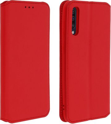 Etui AVIZAR Samsung A50 Folio Stand rouge