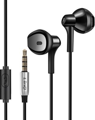 Ecouteurs LINQ Filaires Jack 3.5mm Stéréo avec Micro Ecouteurs LINQ Filaires Jack 3.5mm Stéréo avec Micro