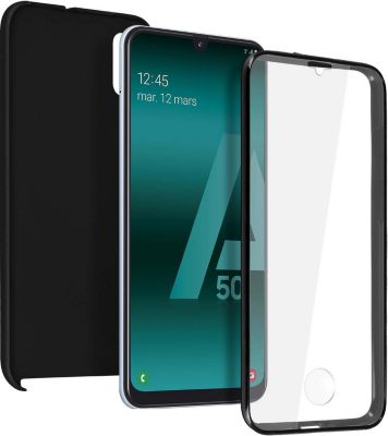 Coque AVIZAR Samsung A50 / A30s Avant & Arrière Noir